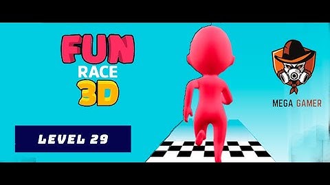 Fun Race 3D level 29 part 1 + 2 | Fun Race 3D Game | Mega Gamer