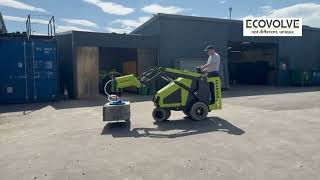 Electric Mini Loader with Vaculift System Attachment #electricequipment