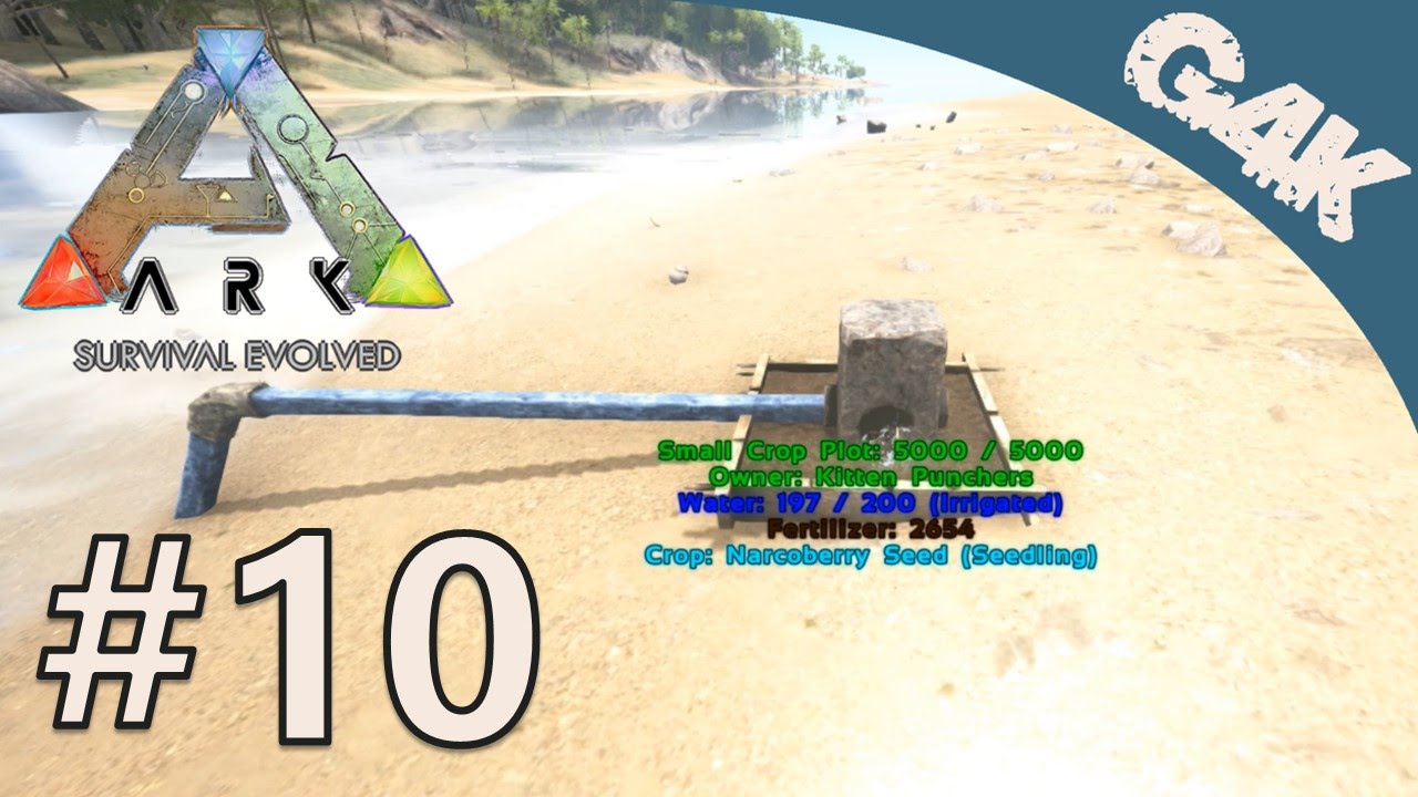 ARK Survival Evolved Gameplay Part 10 | Crop Plots | with Kage848 and  Aendams - YouTube