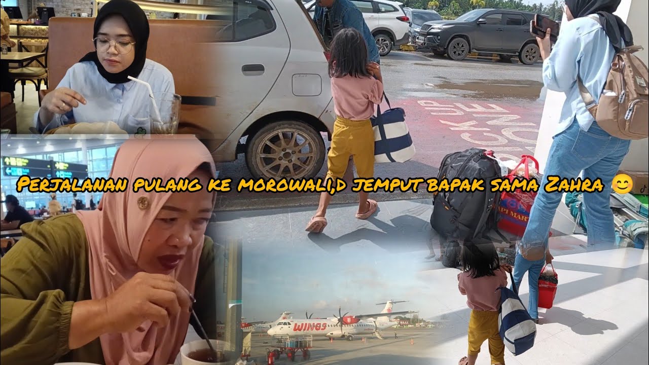 SARAPAN DI BANDARA MAKASSAR  LANJUT LAGI KE MOROWALI BERSAMA SESIL