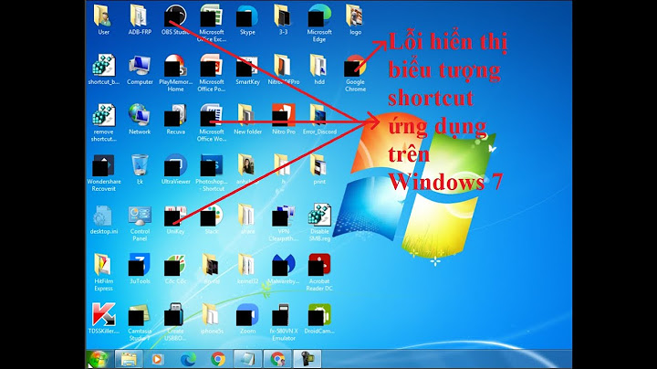 Lỗi không đưa icon ra màn hình desktop win 7 năm 2024