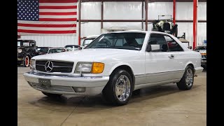 1991 Mercedes 560sec Test Drive