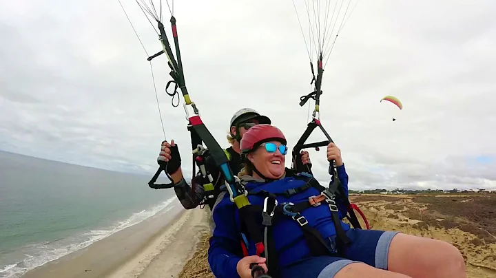 Kathryn Franklin Paragliding at Torrey Pines Glide...