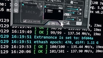 RTX 3060TI LHR 47 MH STABLE WITH T-REX MINER, Hynix Memory.