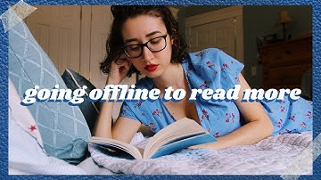 Not Using Social Media for a Week (Reading Vlog)