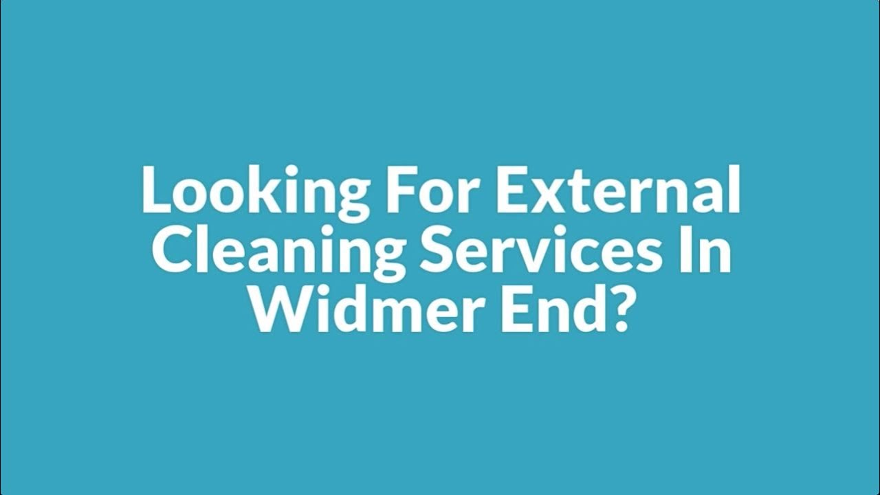 Splash and Sparkle Window Cleaning Service 01494 355001 Widmer