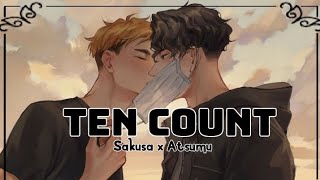 Ten Count ft. SakuAtsu 18+ //Atsumu&#39;s POV// (7k Special) || Haikyuu Text