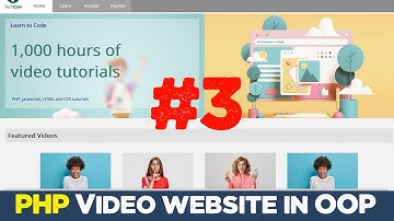 Video website using PHP OOP MVC Framework from scratch #3 | Quick programming tutorial