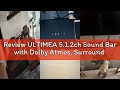 Review ULTIMEA 5.1.2ch Sound Bar with Dolby Atmos, Surround Sound System for TV with 2 Surround Spea