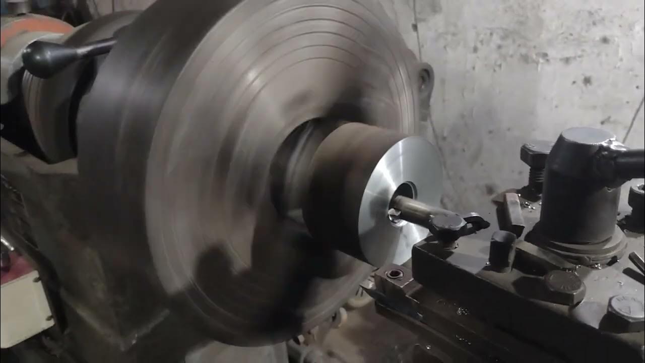 Lathe machine work bore the shafting lathe machine per through kaise