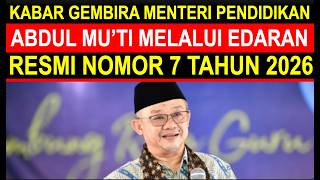 Download lagu Breaking news 6 Mei 2026 kabar gembira menteri pendidikan guru sertifikasi dan non sertifikasi