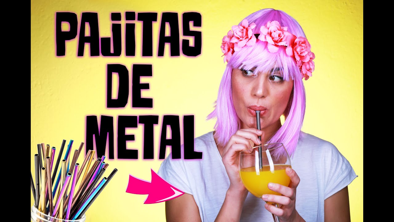 PAJITAS DE ACERO INOXIDABLE