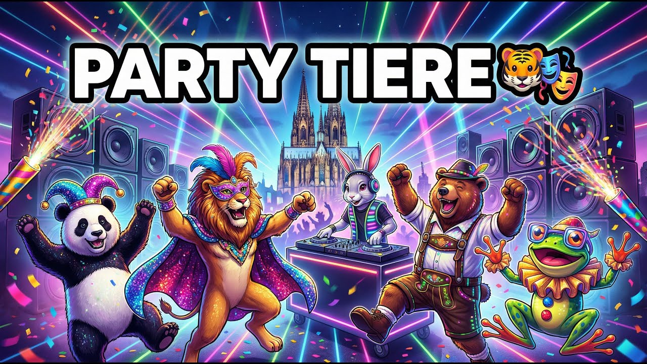 Party Tiere – Hard Techno Bass Rave Karneval | Köln