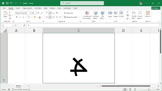 How to Insert the MEASURED ANGLE OPENING LEFT Symbol in Excel screenshot 3
