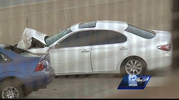 Wrong-way driver causes crash on I-43