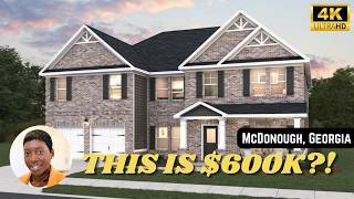 McDonough GA New Construction: THIS Is What $600K Gets You! 😍 | Full Home Tour