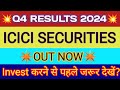 Icici securities q4 results 2023  icici securities results  icici securities share latest news