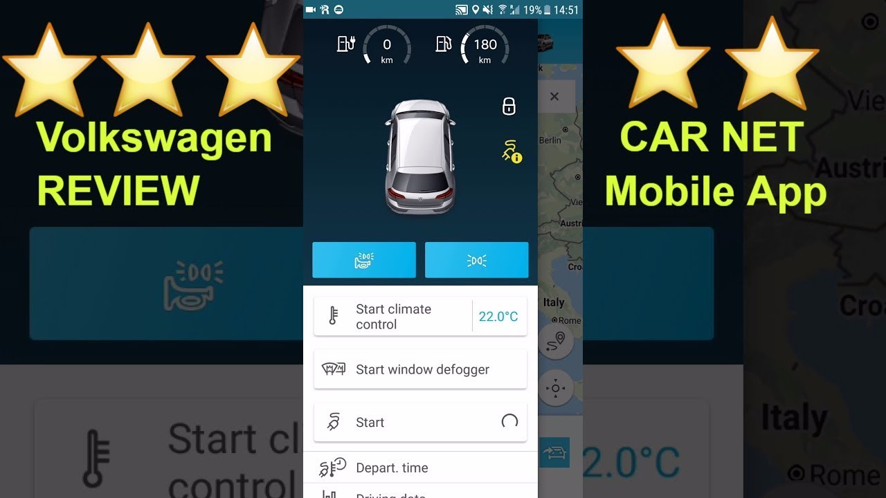 Volkswagen Car Net C Mobile App Review Youtube