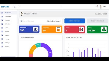 Free Human Resources  Admin Dashboard Template 8 Bootstrap