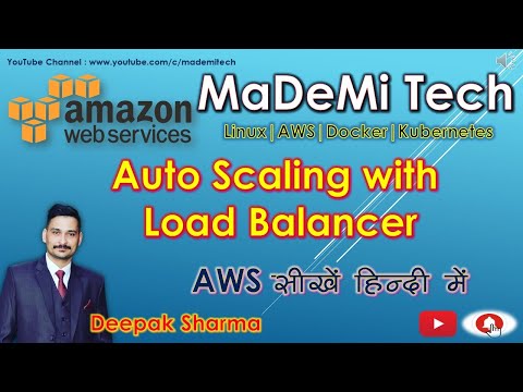 AWS auto-scaling with load balancer in Hindi