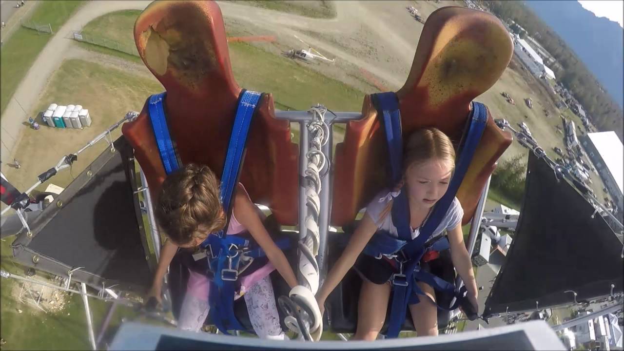 Trixie and Charlotte on the Slingshot! YouTube