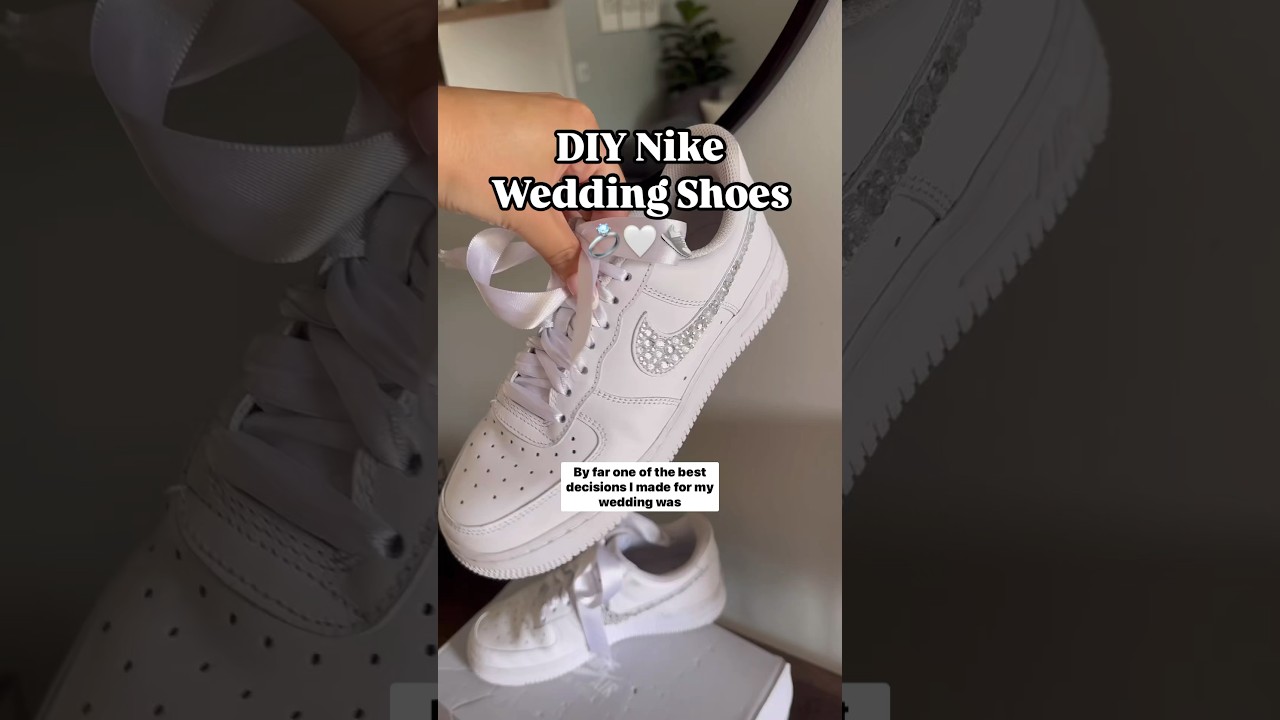 My DIY Nike Wedding Shoes 👟✨ 