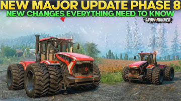 New Major Update For Phase 8 New Changes in SnowRunner Everything You Need to Know