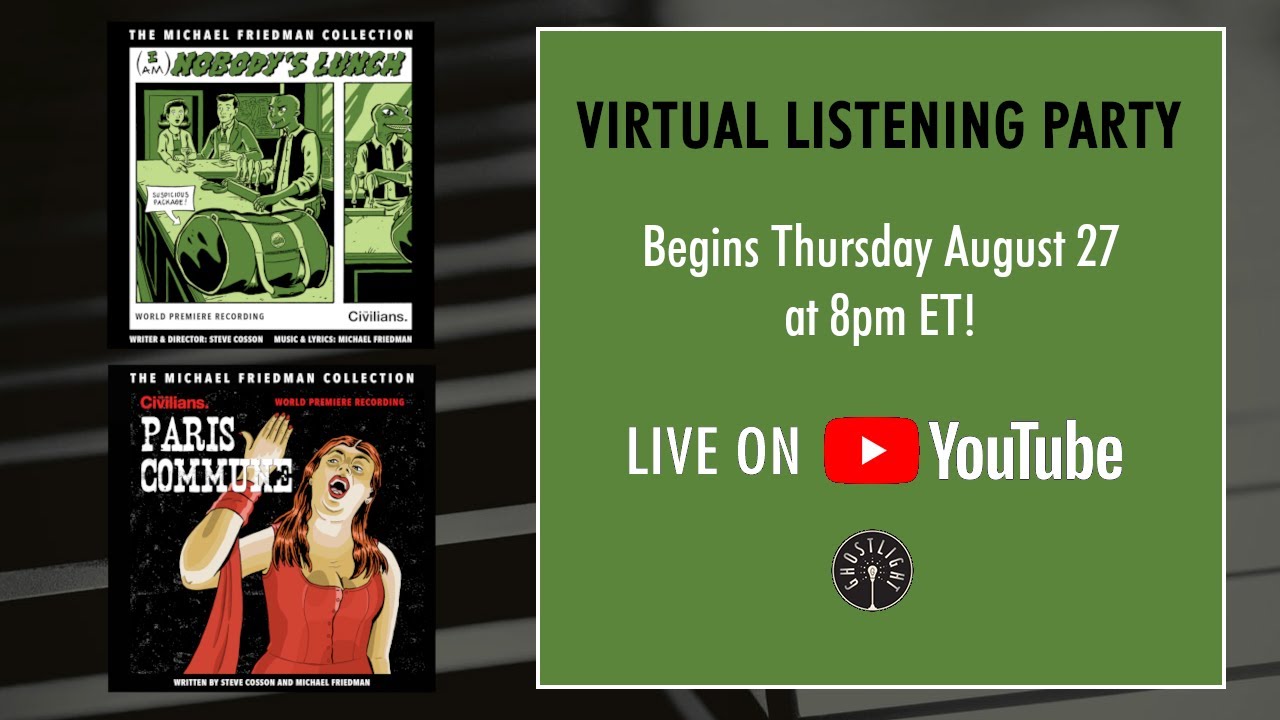 The Michael Friedman Collection Listening Party I Am Nobody S Lunch Paris Commune Youtube