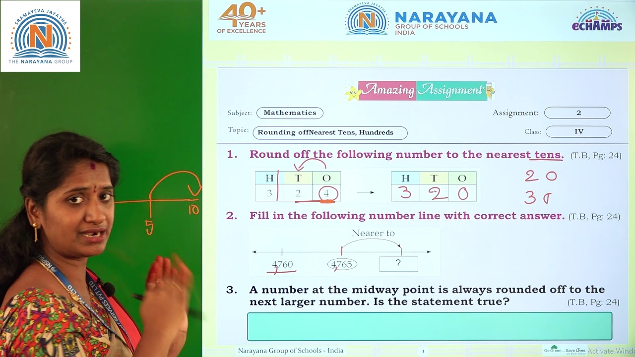 Class 4 MATHS ASSIGNMENT 2 KEY - YouTube