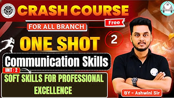 🔥Polytechnic First Semester | Crash Course | Free | Communiction Skills -1st  | Unit - 2 Complete ||
