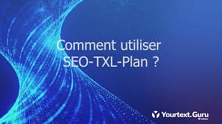 SEO-TXL Plan Guide
