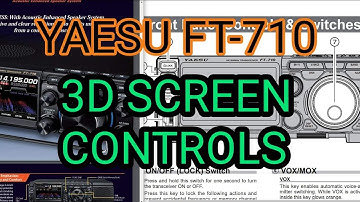 YAESU FT-710 SCREEN CONTROLS