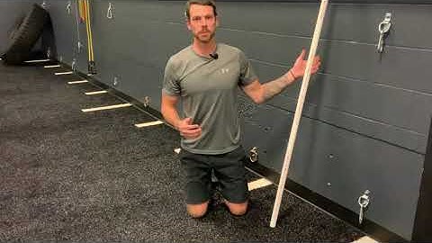 Shoulder Exercise: OH Flexion with PVC Pipe