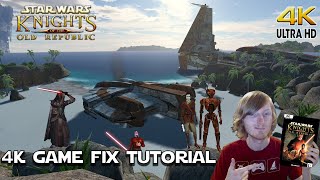 Star Wars Knights of the Old Republic PC 'How to fix game and play in 4K Resolution' Guide screenshot 3