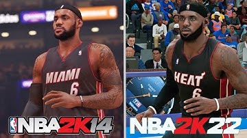NBA 2K22 Next Gen VS NBA 2K14 Next Gen Graphics Comparison: 8 years later!