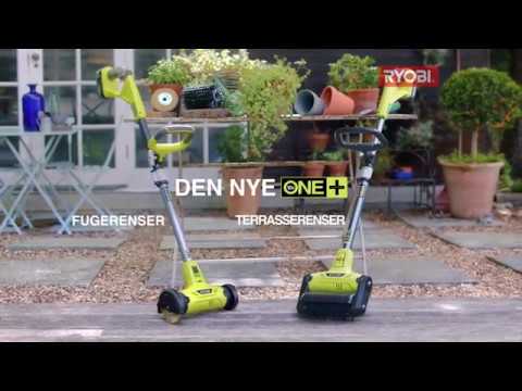 løn Render Trofast Ryobi ONE+ Terrasse- og Fugerenser – TVC Danmark - YouTube