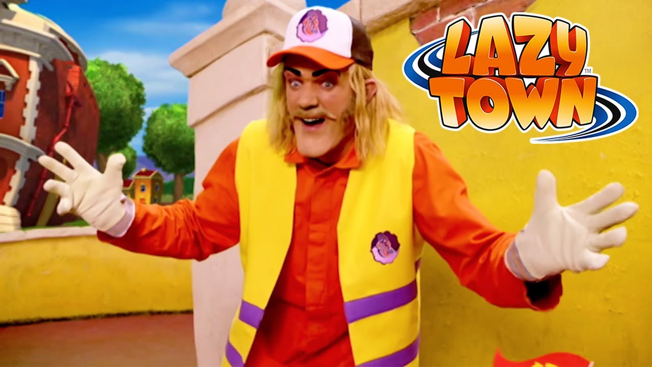 Crazy Bin Man | Lazy Town S2 Ep 3 | Full Episodes