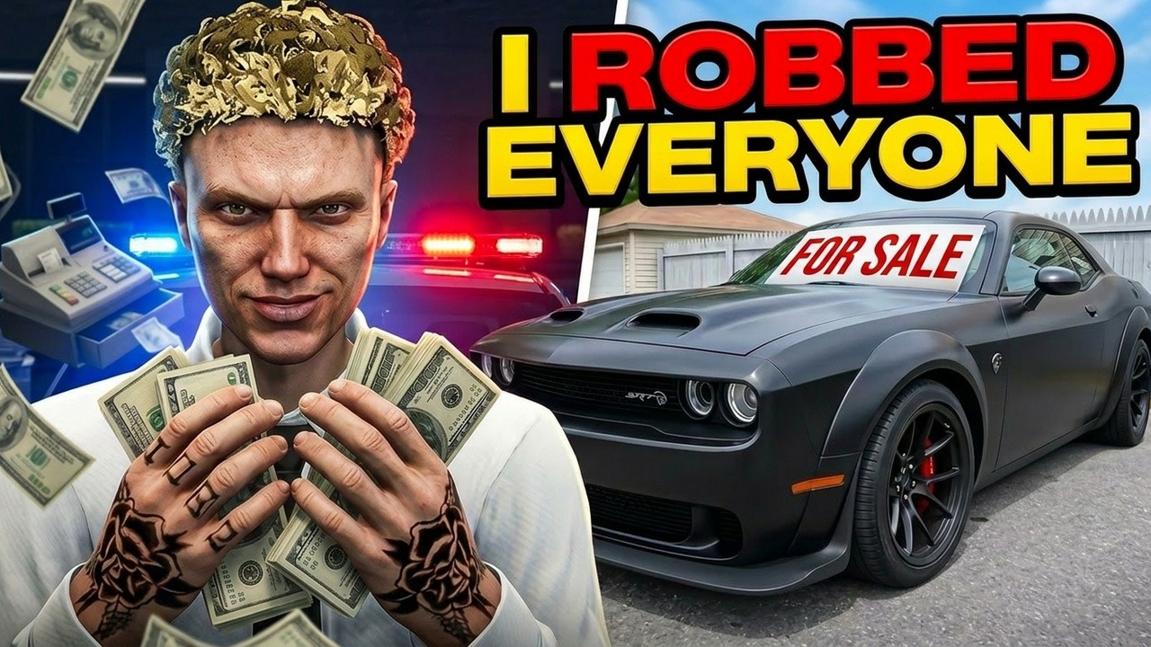 I Robbed an Entire GTA RP Server to Get My Dream Car