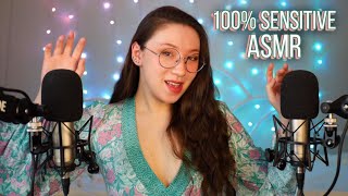 ASMR at ✨ 100% ✨ Sensitivity! 😴 Unintelligible Whispers \& LOTS of Mouth Sounds