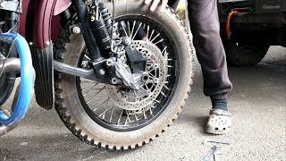 Ural 2022 Front Wheel Removal