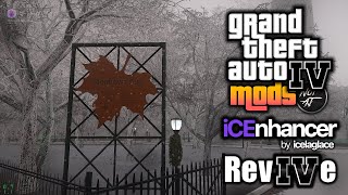 GTA 4 Snow Mod with the BEST Graphics Mod ❄️ | iCEnhancer 4 & RevIVe (2024)