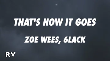 Zoe Wees - That’s How It Goes (Lyrics) ft. 6LACK