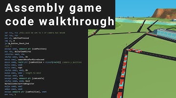 Code walkthrough of my game written in x64 assembly