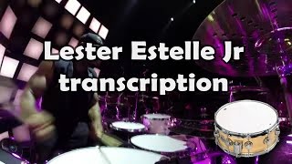 Lester Estelle Jr - Drum transcription (2016)