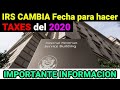 CAMBIO DE ULTIMA HORA del IRS Para hacer sus TAXES 2020 | Howard Melgar