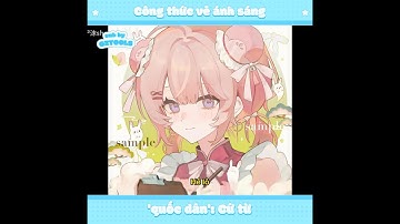 Công thức vẽ ánh sáng 