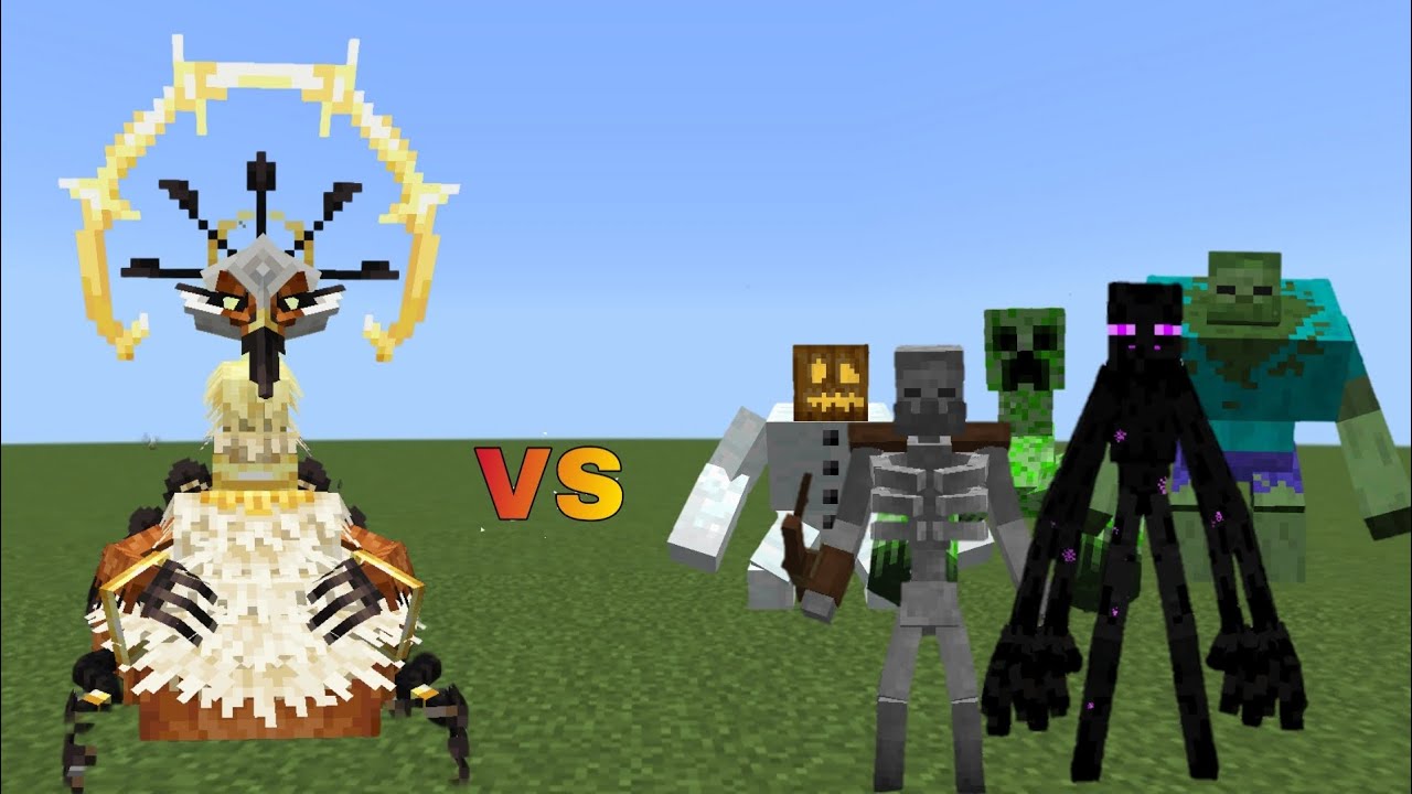 Umvuthi the Sunbird vs Mutant Monsters |Minecraft | Mob Battle