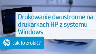 Drukowanie dwustronne na drukarkach HP z systemu Windows