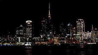 Auckland City at Night 4K