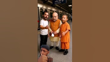 😂 Rahul Gandhi, Amit Shah & Yogi Adityanath Funny Political Jokes 🤣 #funny #trending #shorts